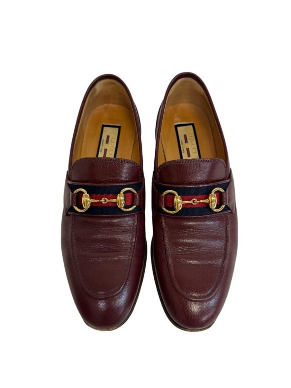 Gucci Horsebit Loafers Leather Red Wine - Picture 3 of 8